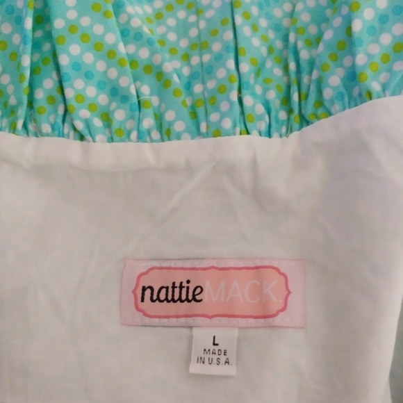 NATTIE MACK RUFFLE BELL SLEEVE DRESS XS, S, L - Picture 8 of 8